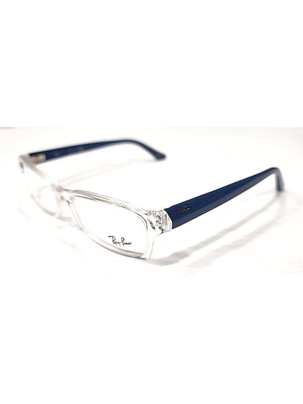 Ray Ban RB5224 5026 Clear Rectangle Blue Eyeglasses 53-17 140 New